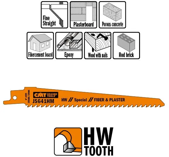 CMT Stichsägeblatt 150mm HM Spec